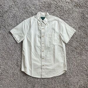 J Crew Anchor Short Sleeve Button Down Shirt